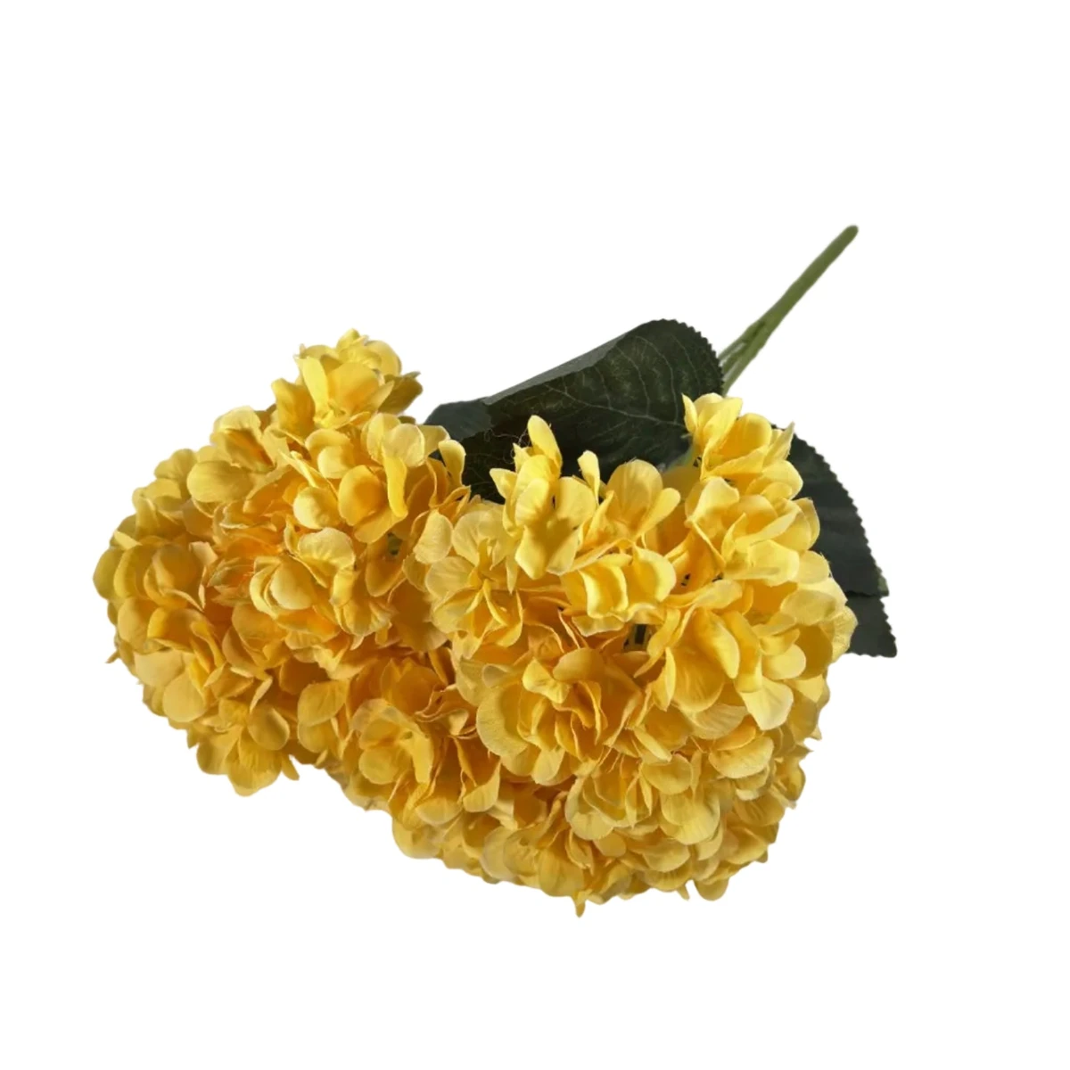 Artificial Hydrangea yellow 48cm