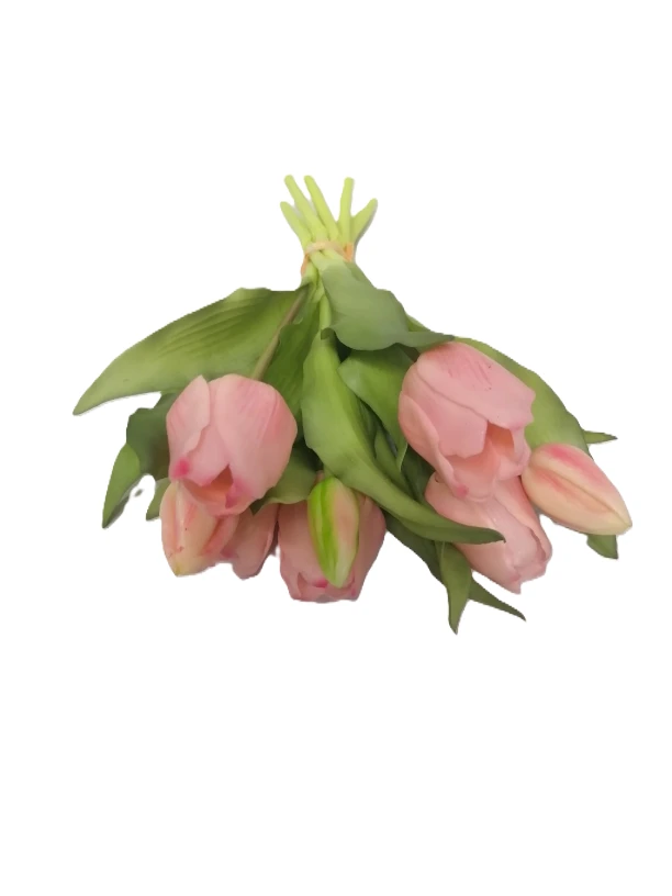 Artificial Tulip Bunch - Pink 30cm