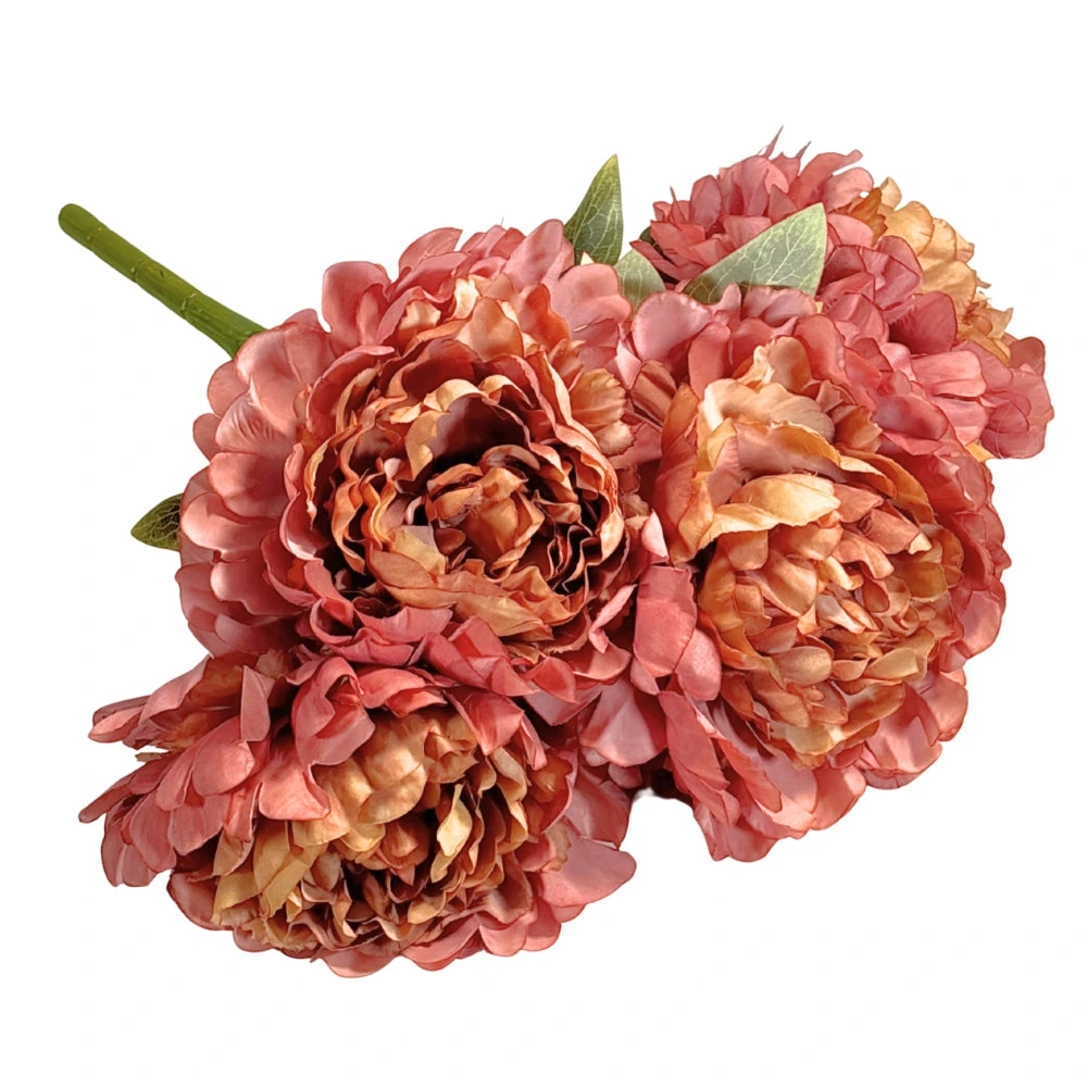 Artificial Peony Bunch 50cm - Pink